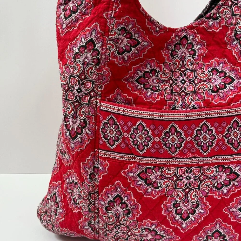 Vera Bradley Curvy Tote Red 